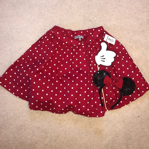 Bailey Blue Skirts Red Skirt With White Polka Dots Poshmark